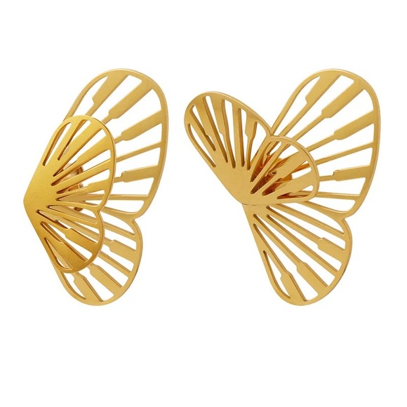 NEW💎18K Gold Plated Butterfly Earrings*Wings Earrings* - Picture 9 of 9
